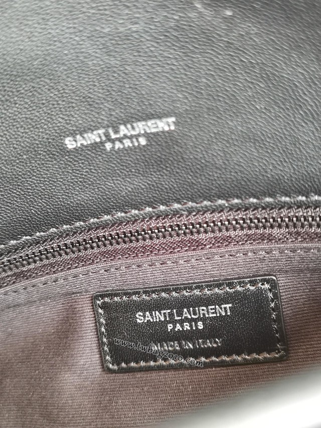 YSL专柜款女包 聖羅蘭經典款LOULOU PUFFER絎縫小羊皮包 YSL肩背斜挎包 577475  jjh1157